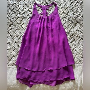 Violet razorback mini sheath dress. Size M